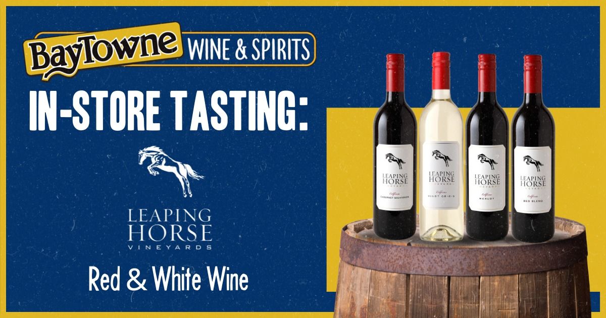 In-Store Tasting: Leaping Horse Wines