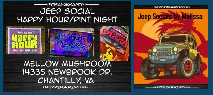 Mellow Mushroom Jeep Social.  July