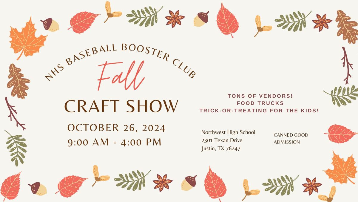 NHS Baseball Craft Show