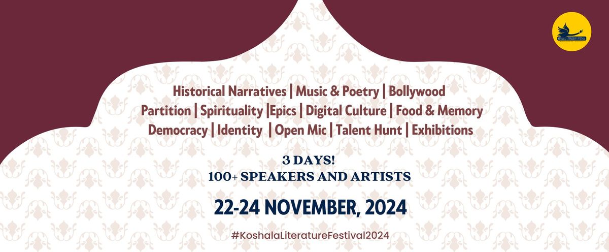 Koshala Literature Festival | Third Edition | 22 - 24  Nov 2024 