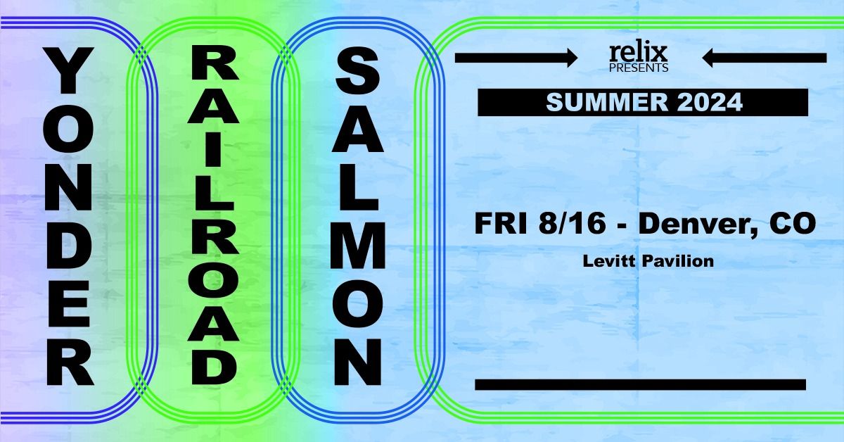 Leftover Salmon, Yonder Mountain String Band & Railroad Earth at Levitt Pavilion