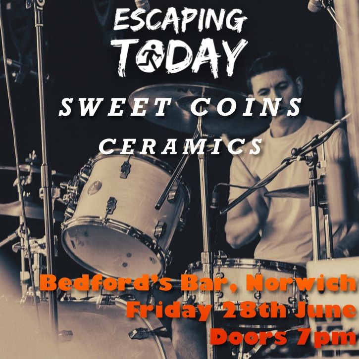 Escaping Today \/\/ Sweet Coins \/\/ Ceramics @ Bedford\u2019s Bar