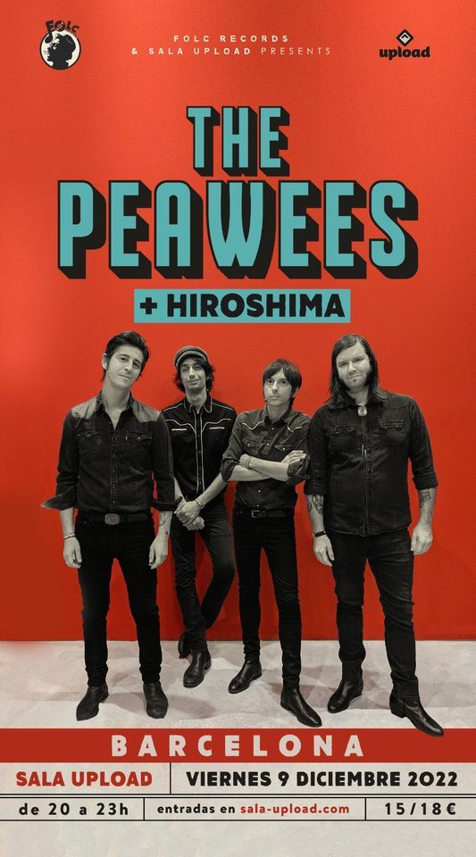 THE PEAWEES + HIROSHIMA en Barcelona