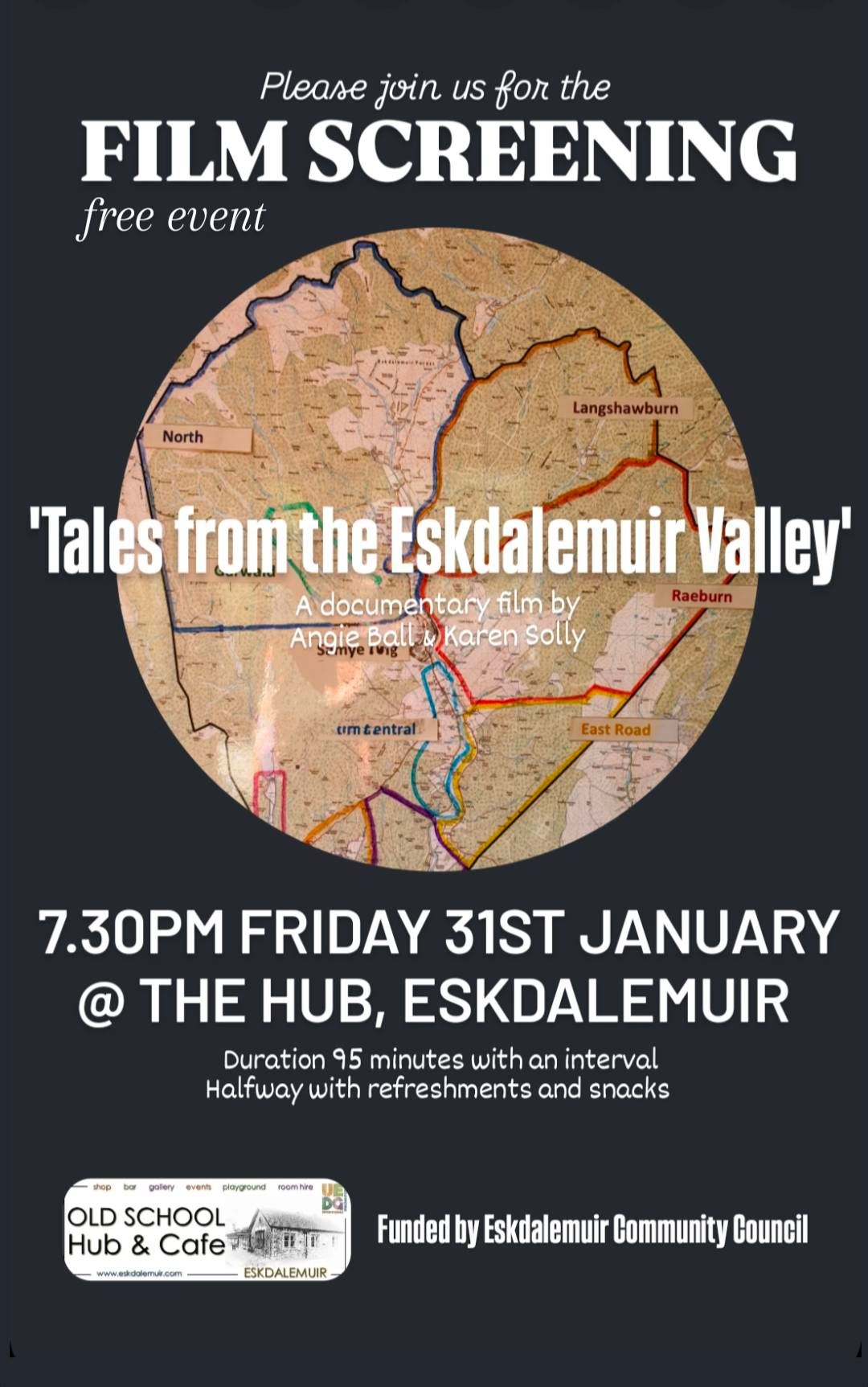 'Tales from The Eskdalemuir Valley'  Film Screening.