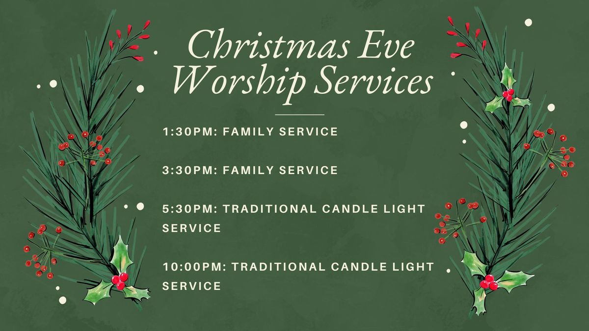 Christmas Eve Worship Services