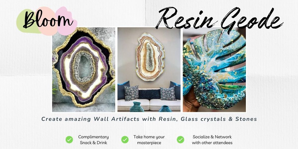 Resin Geode Making Workshop