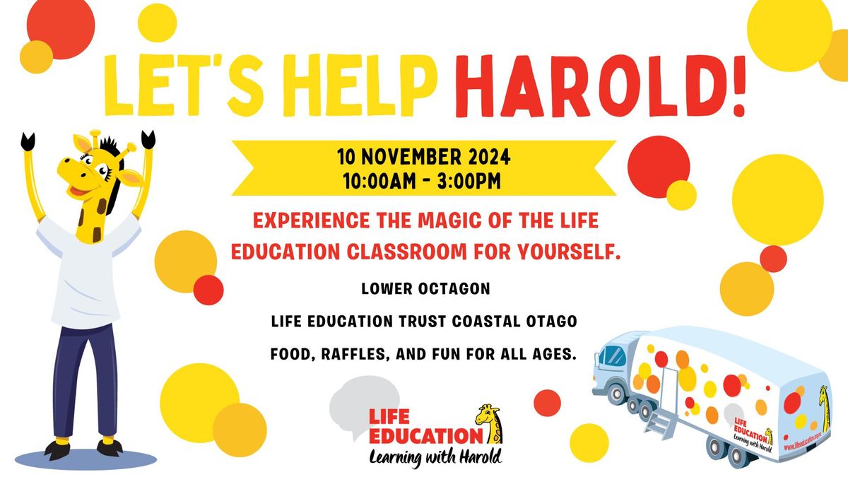 It\u2019s All Hands on Deck to Help Harold - Life Education Trust Coastal Otago Fundraiser 