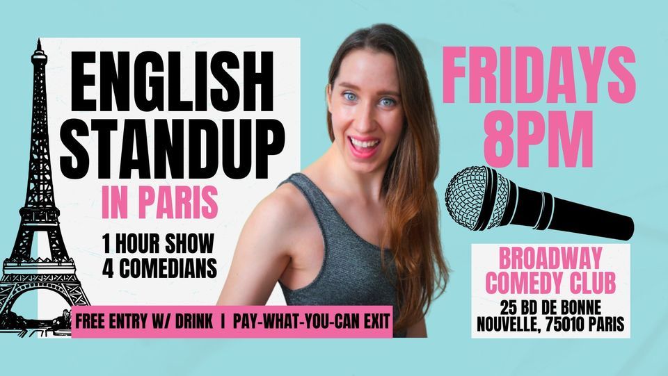 English Stand-Up Show 19\/04 -Coucou Comedy