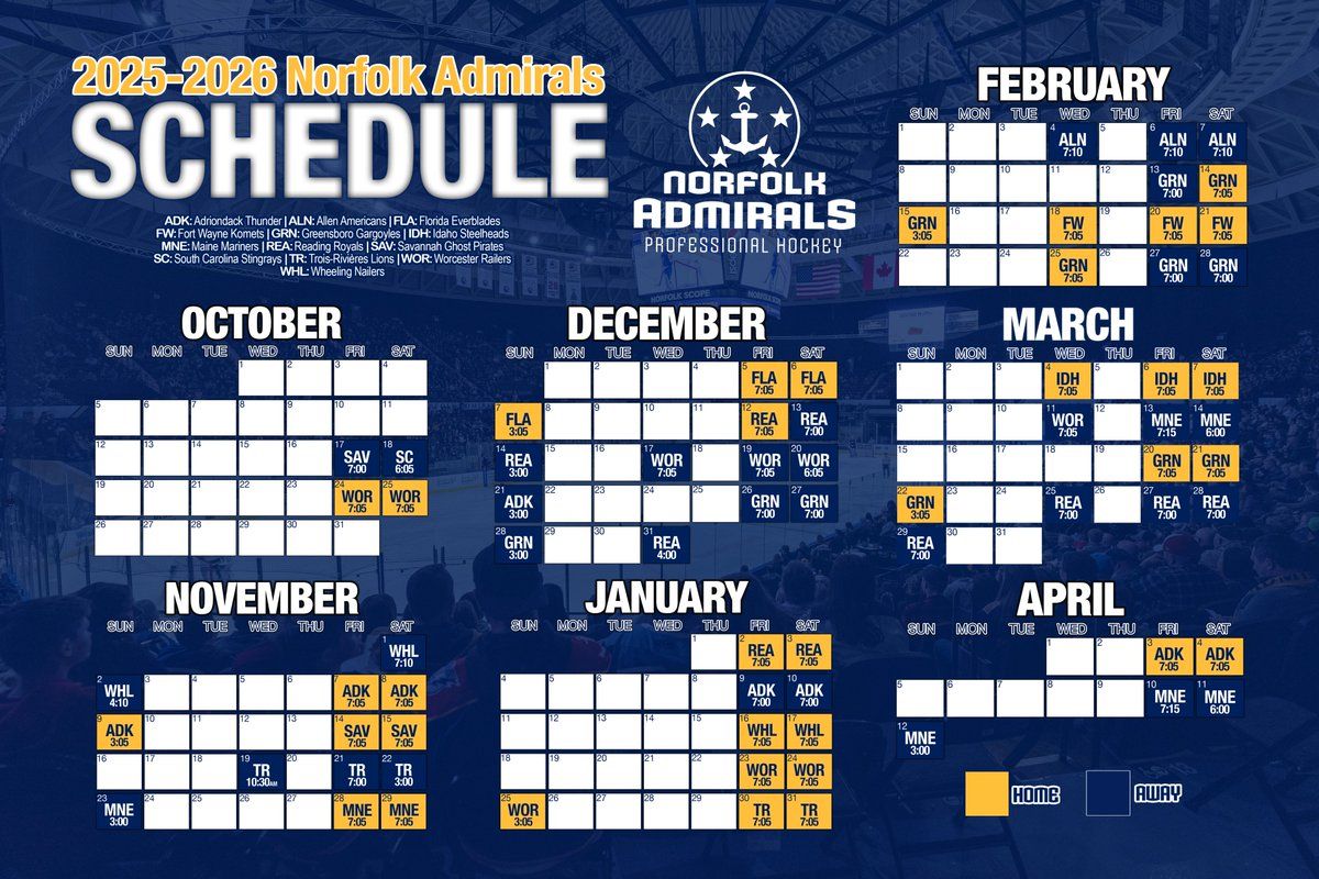 Norfolk Admirals vs. Idaho Steelheads