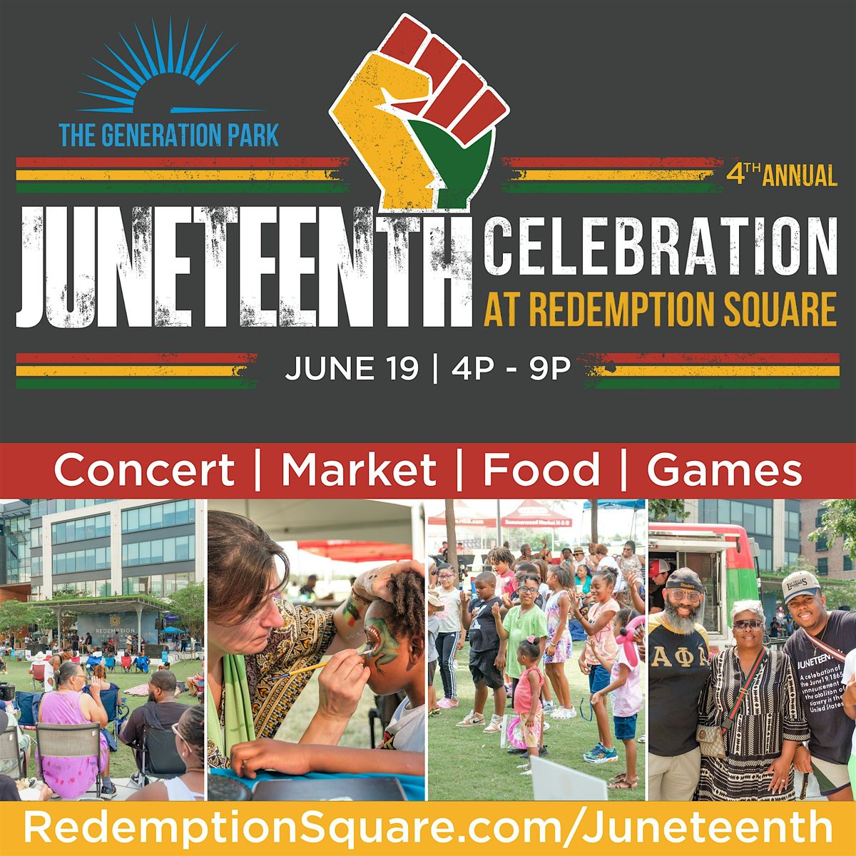 The Generation Park Juneteenth Celebration at Redemption Square