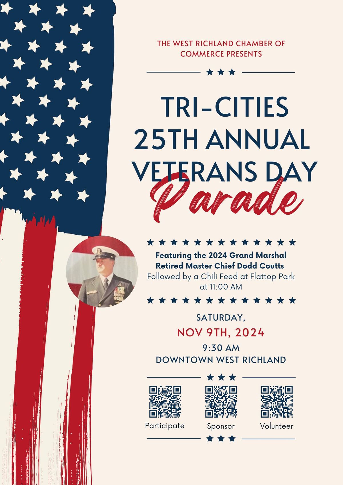 Tri-Cities Regional 25th Annual Veterans Day Parade