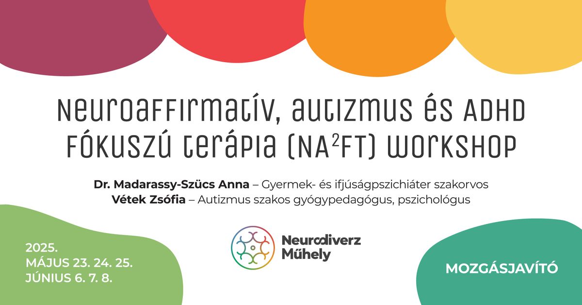 Neuroaffirmat\u00edv Autizmus \u00e9s ADHD F\u00f3kusz\u00fa Workshop