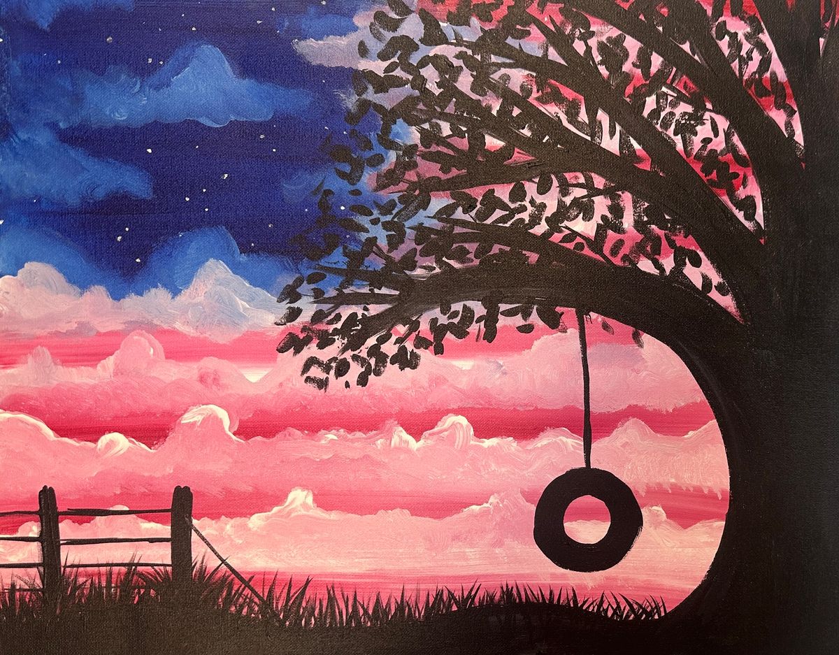 Freedom Sunset - Canvas Paint & Sip Class