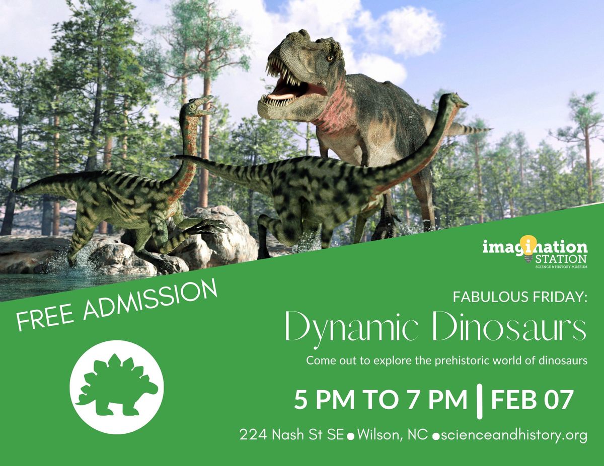 Fabulous Friday! Dynamic Dinosaurs