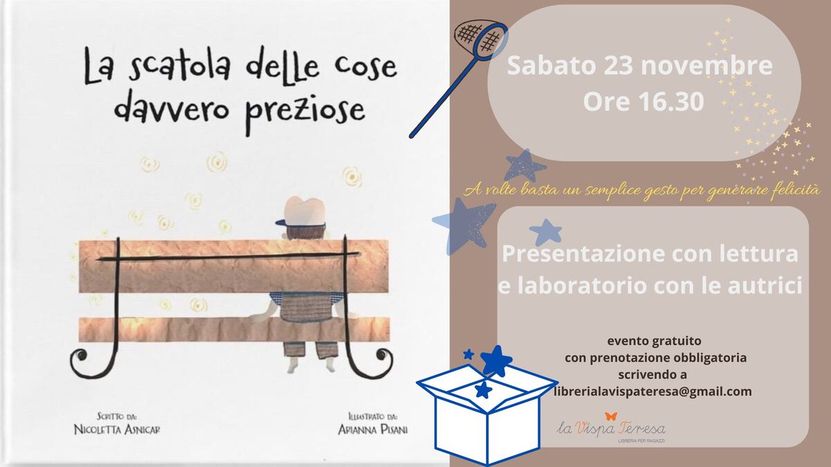 La scatola delle cose davvero preziose - Lettura e laboratorio