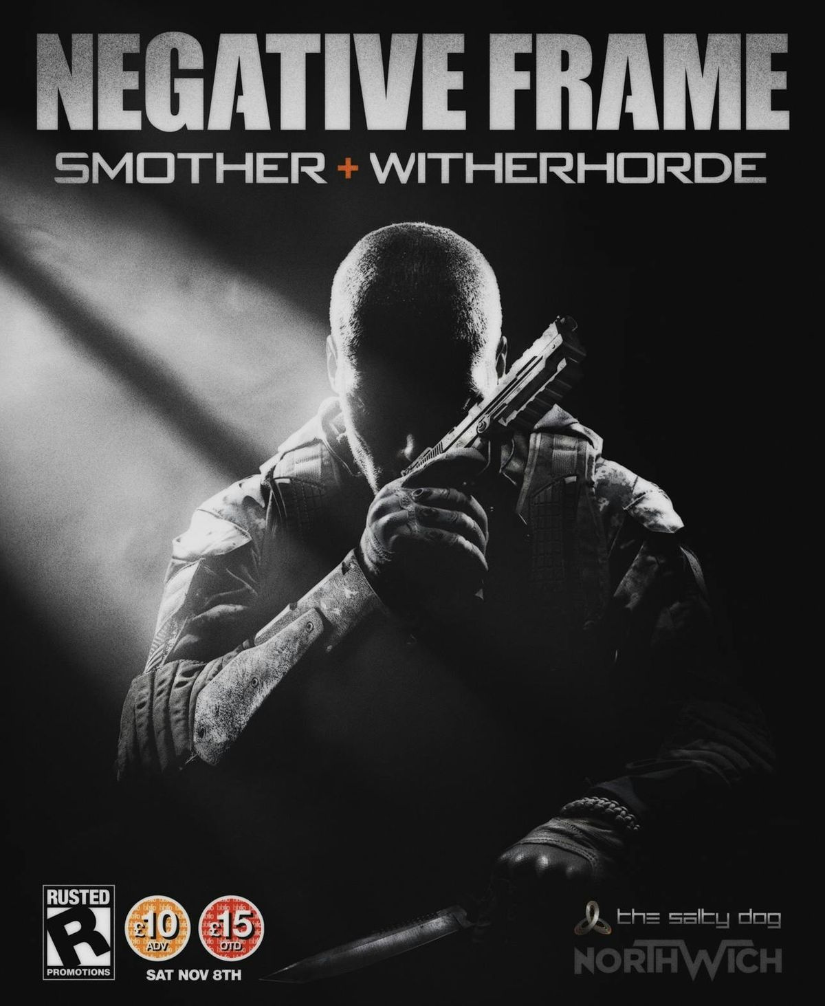 Rusted Promotions Presents NEGATIVE FRAME plus special guests