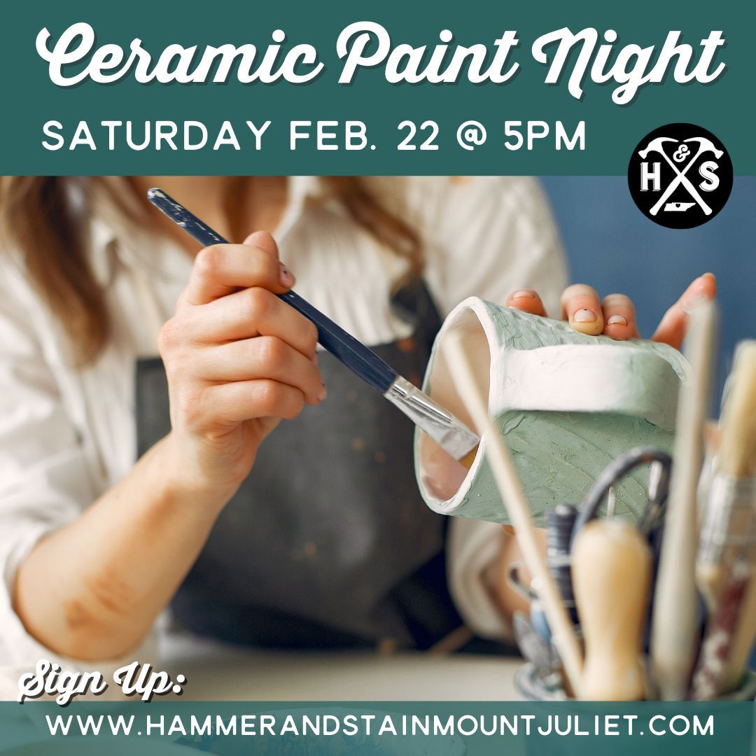 Ceramic Paint Night