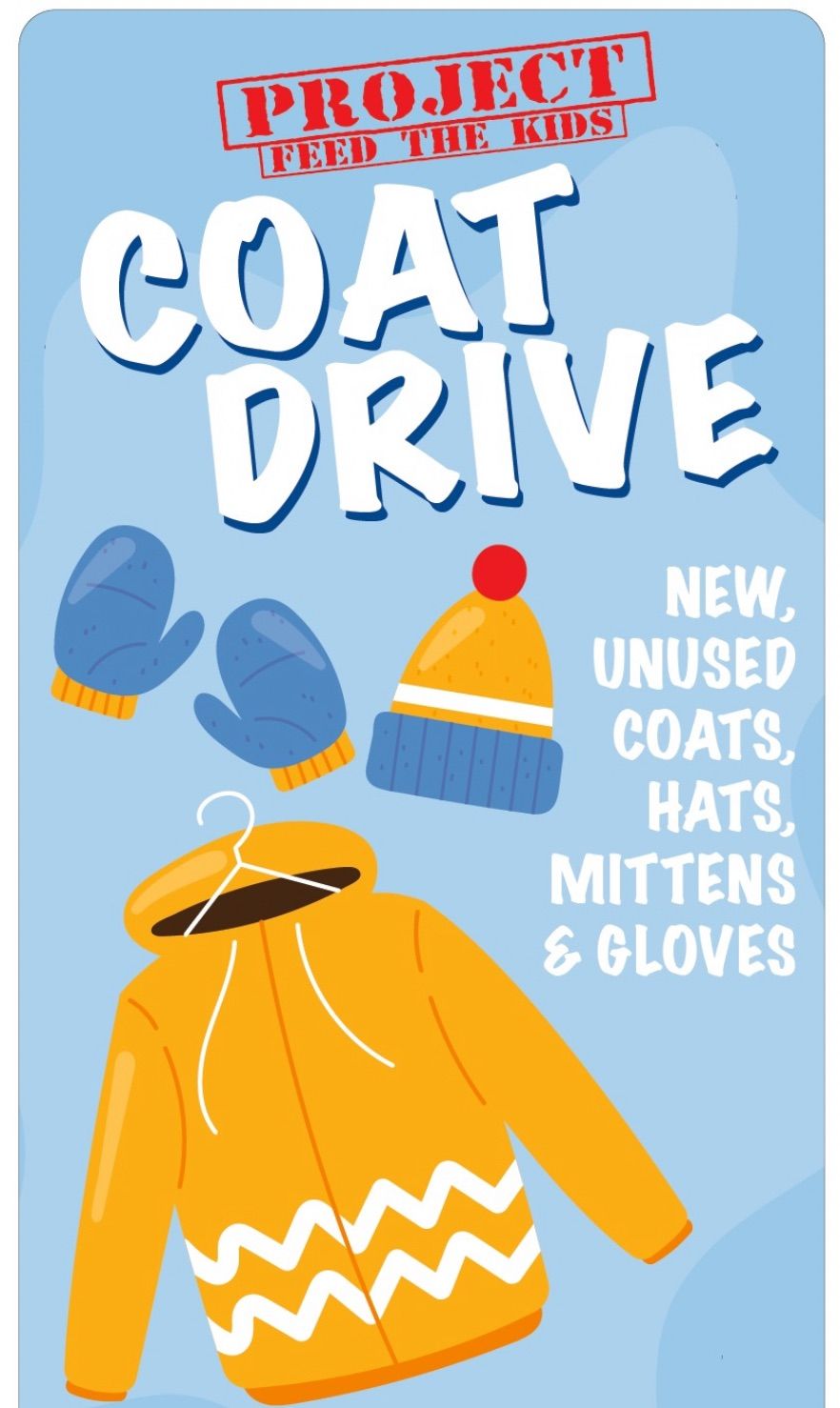 WINTER COAT DRIVE PICK UP Project Feed the Kids