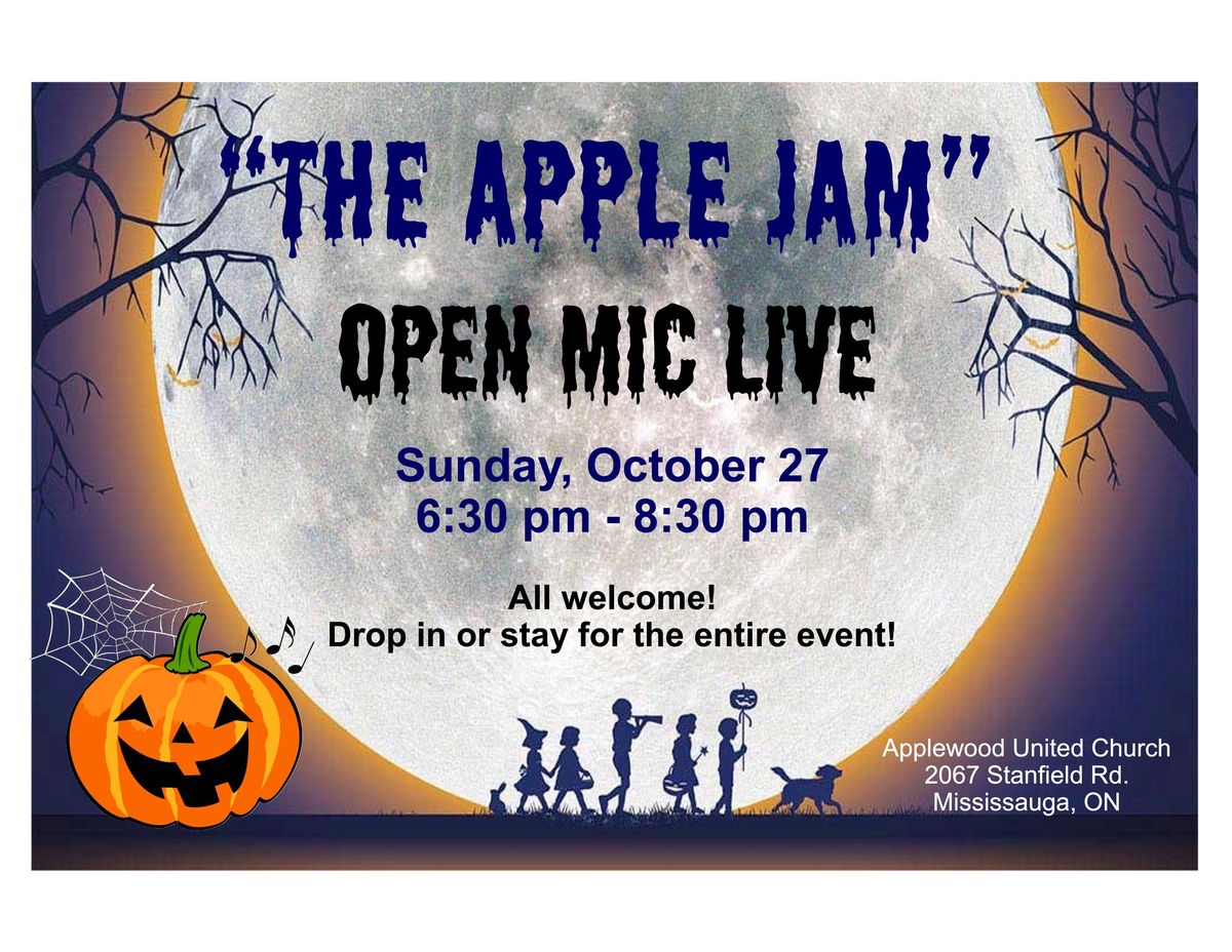 The "Spooktacular" Apple Jam Sunday October 27, 2024 