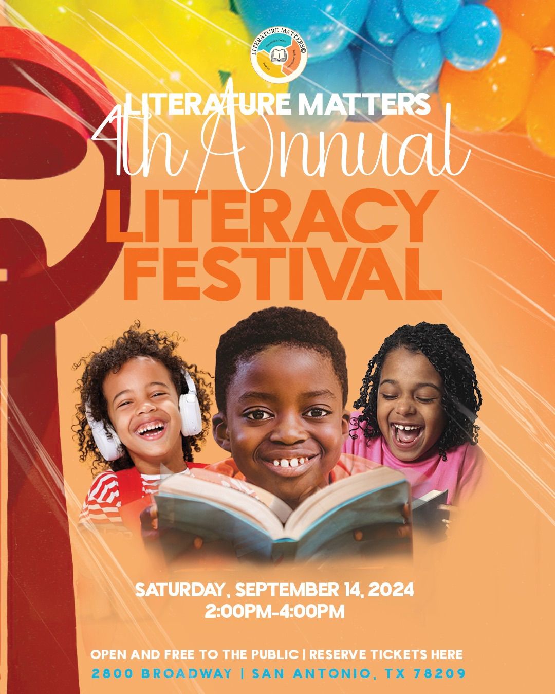 Literature Matters 4th Annual Diverse Literacy Festival