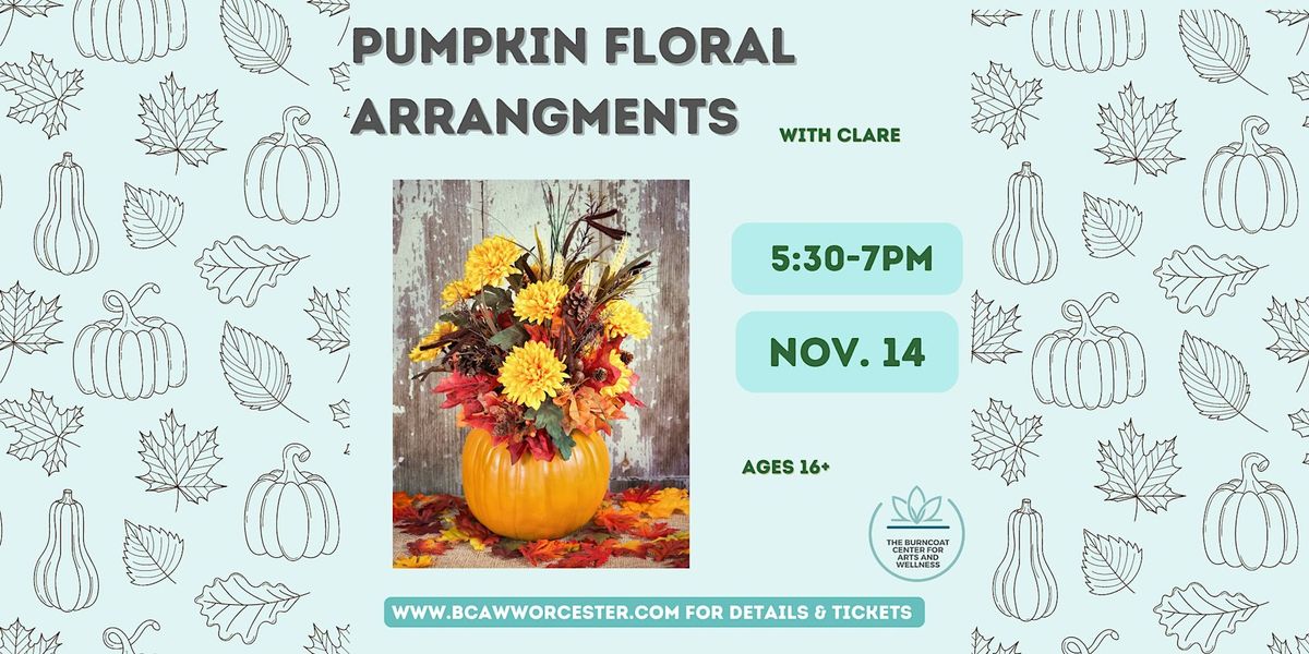 Pumpkin Floral Arrangements