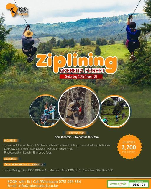 Kereita Forest Zip line