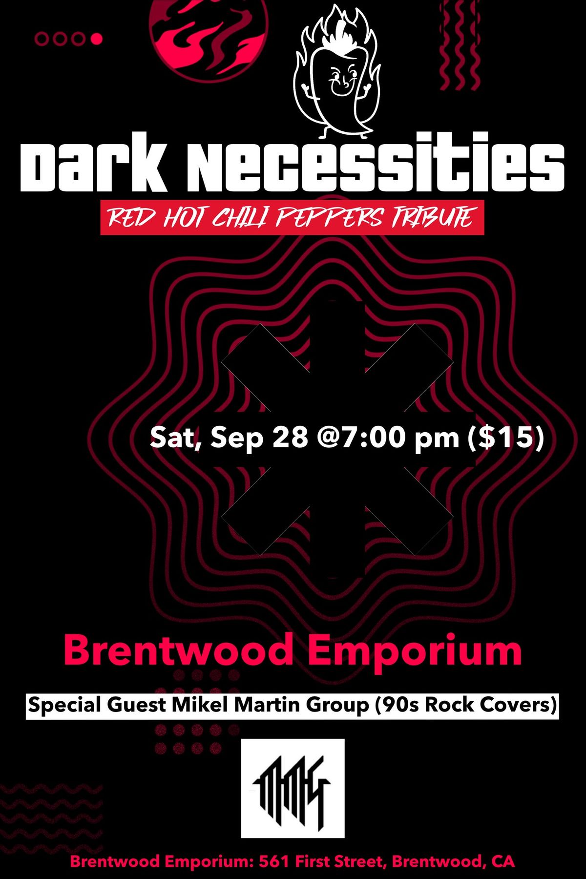 Dark Necessities (Red Hot Chili Peppers Tribute) + Mikel Martin Group (90s Rock)