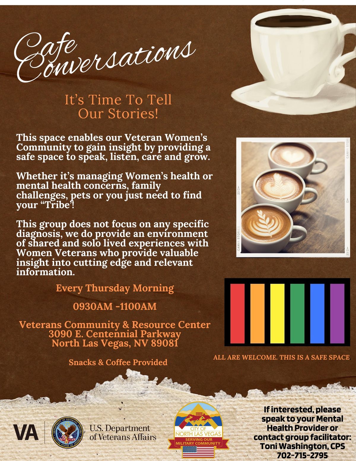 Veteran Women Cafe Conversations 