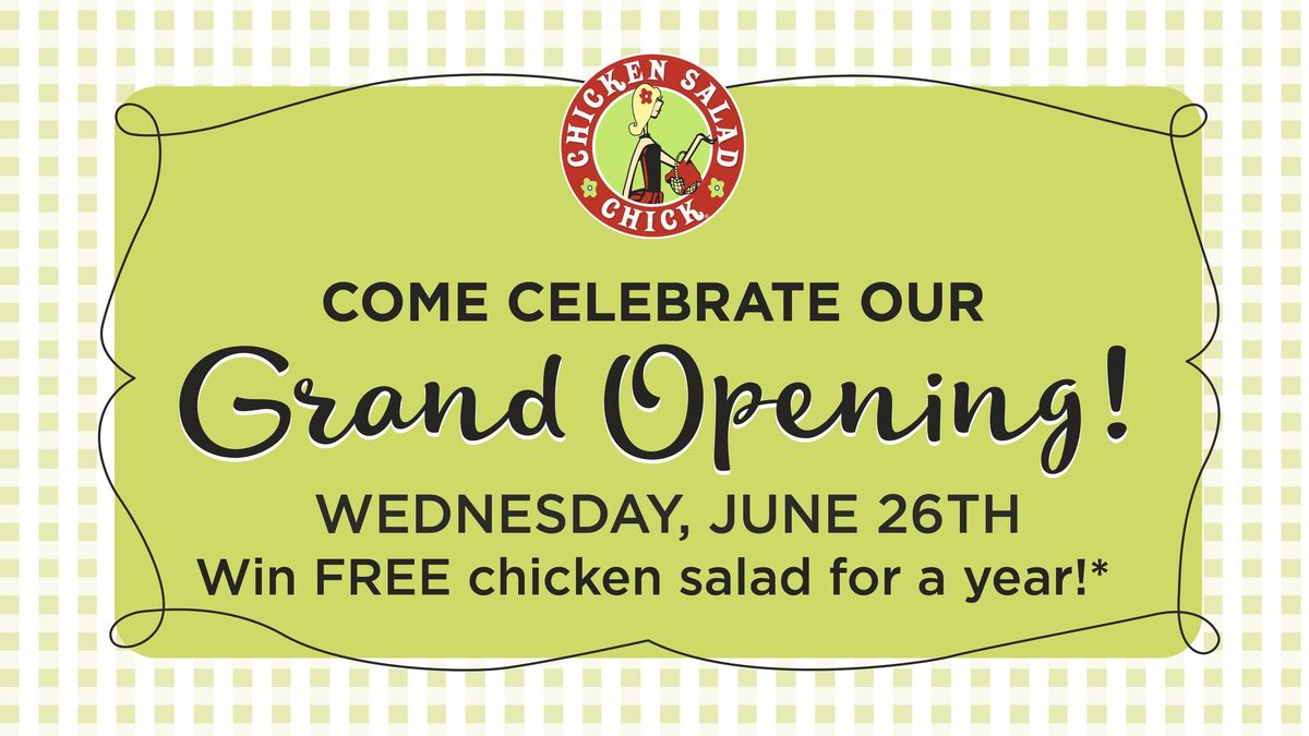Our Grand Opening Celebration!