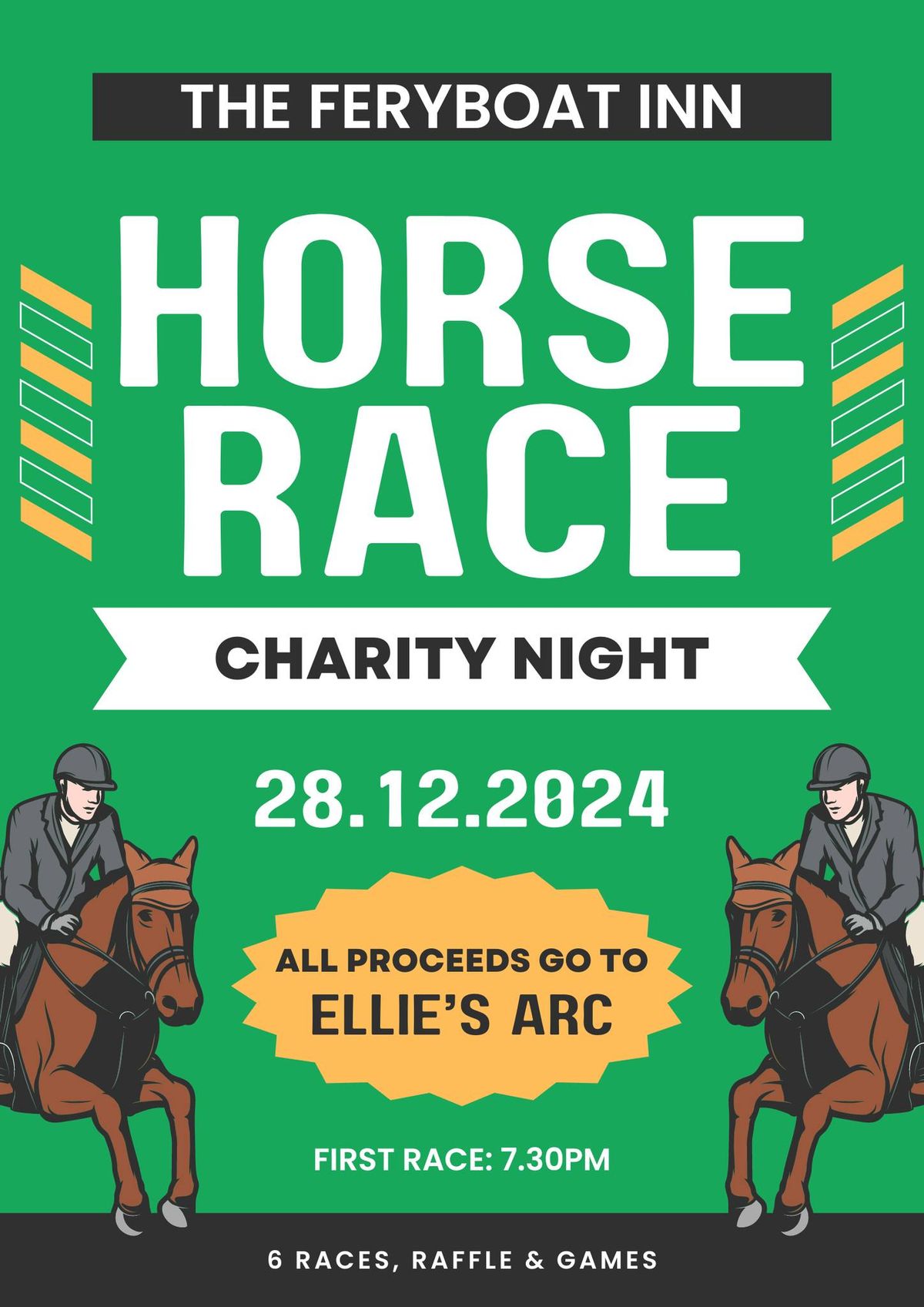 Charity Race Night with Ellie's Arc 