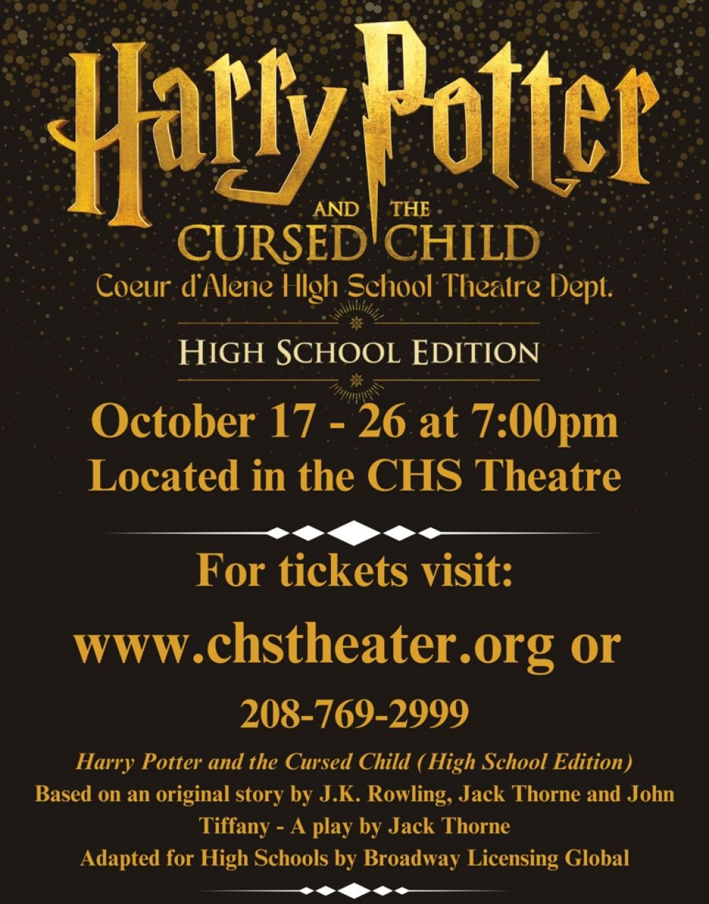 Harry Potter and the Cursed Child - Highschool Edition - Washington