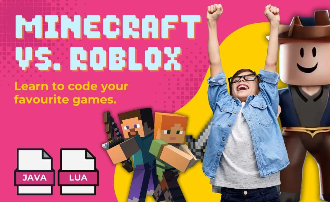 Minecraft Vs. Roblox Coding - School Holiday Activity