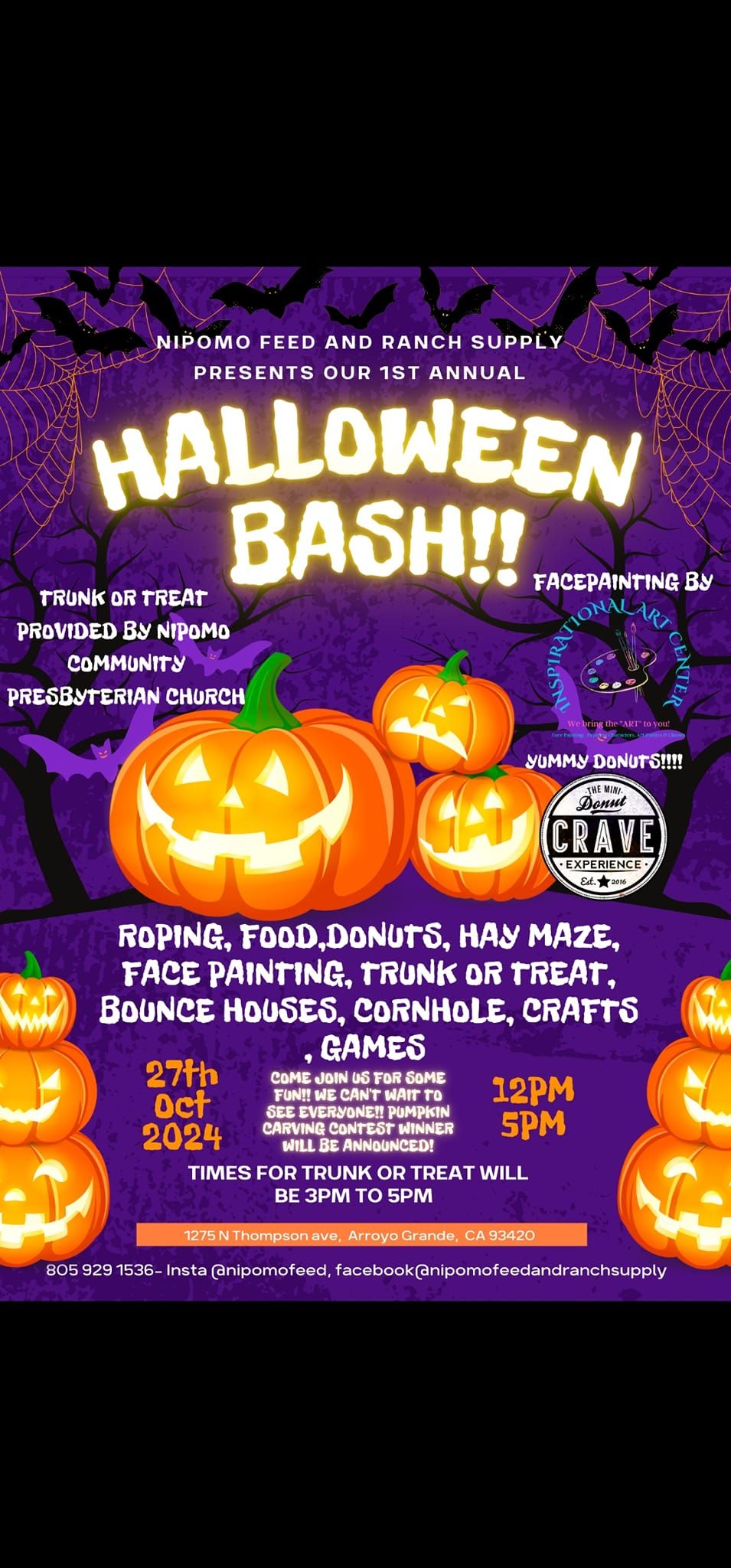 1st annual Halloween Bash!!