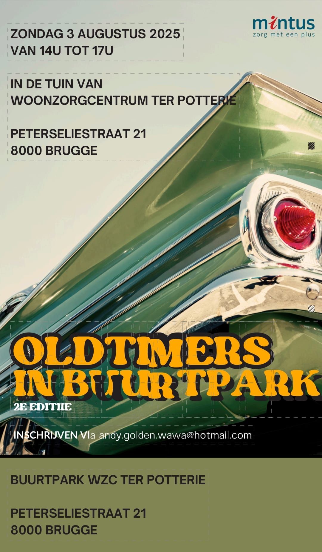 oldtimers in buurtpark 