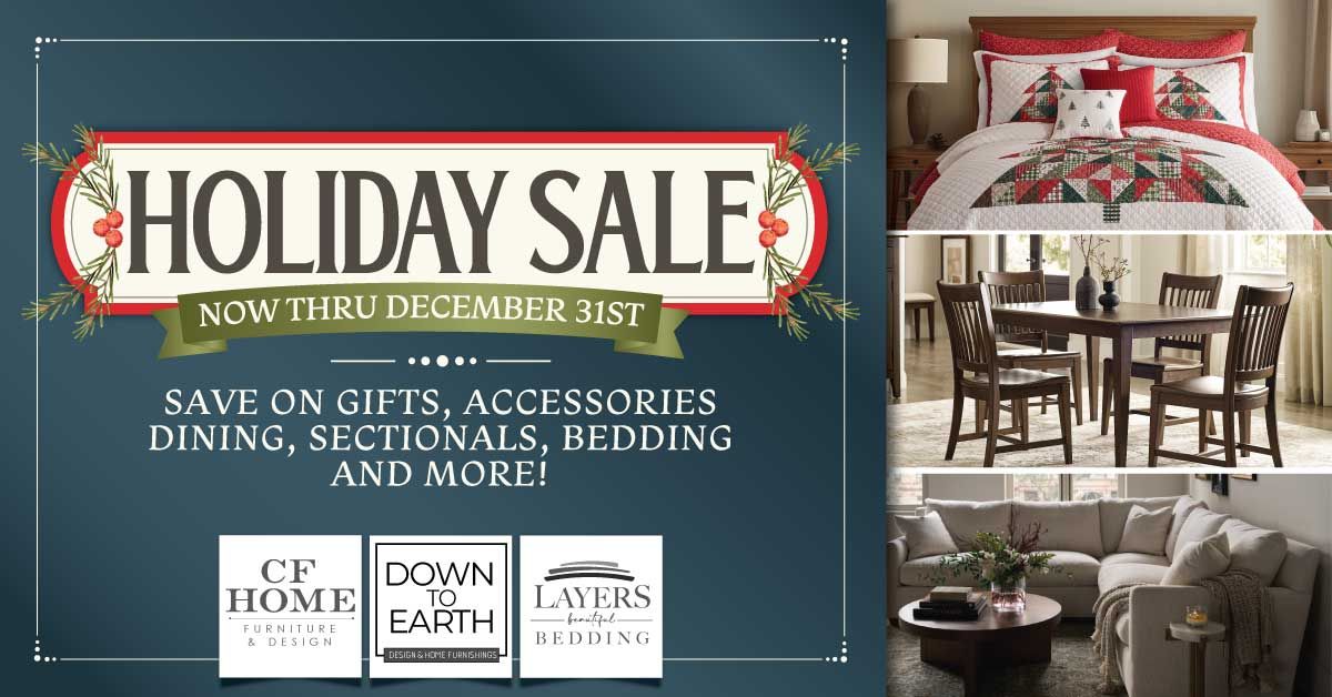 Holiday Sale at CF Home, Down to Earth, Layers Bedding 