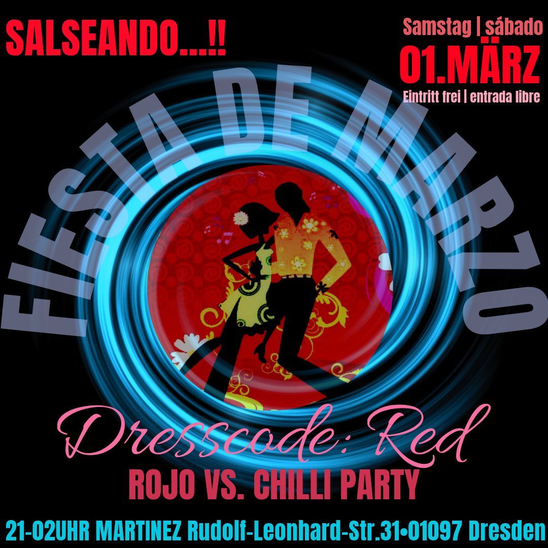 SALSEANDO...!! ROJO vs. CHILLI PARTY IM MARTINEZ