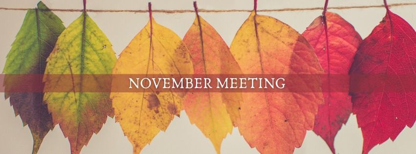 November SCC Meeting