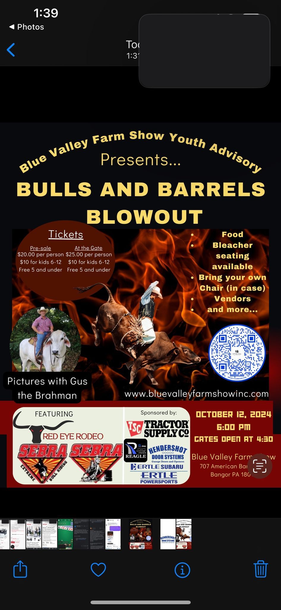 Blue Valley Farm Show Youth Advisory\u2019s BULLS & BARRELS BLOWOUT