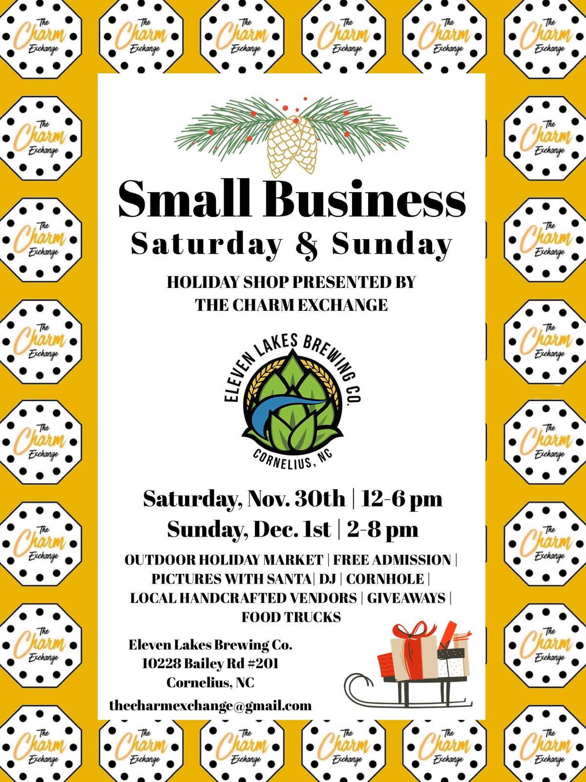 Small Business Saturday AND Sunday Holiday Shopping Market