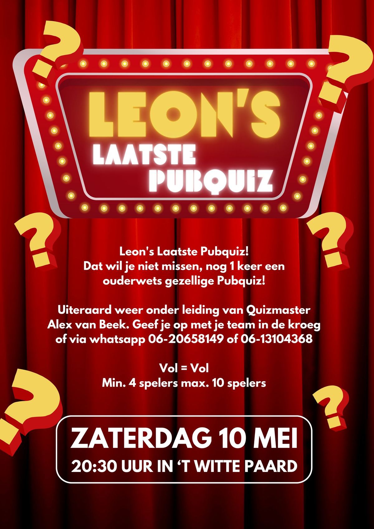 Leon's Laatste Pubquiz