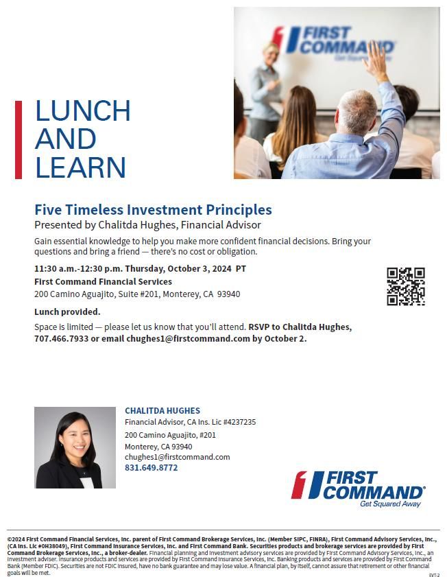 Five Timeless Investment Principles Lunch and Learn