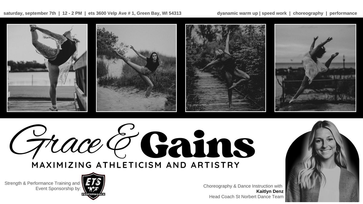 Grace & Gains - Day Camp for Dance Athletes & Charity Fundraiser