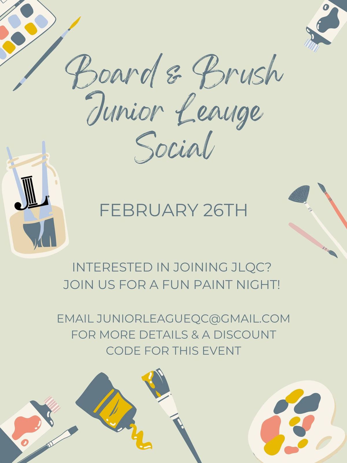 Junior League Social at Board and Brush 