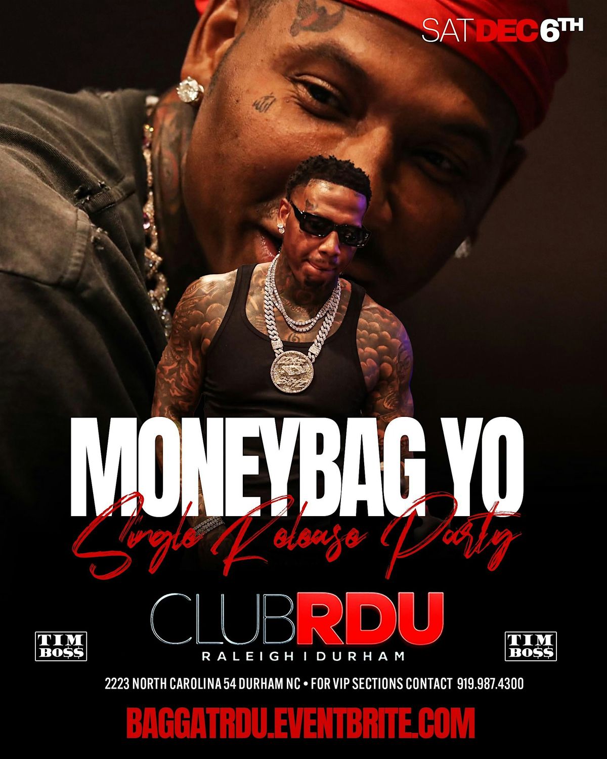 Moneybagg at CLUB RDU