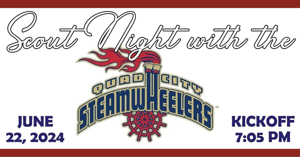 Scout Night with the Quad City SteamWheelers