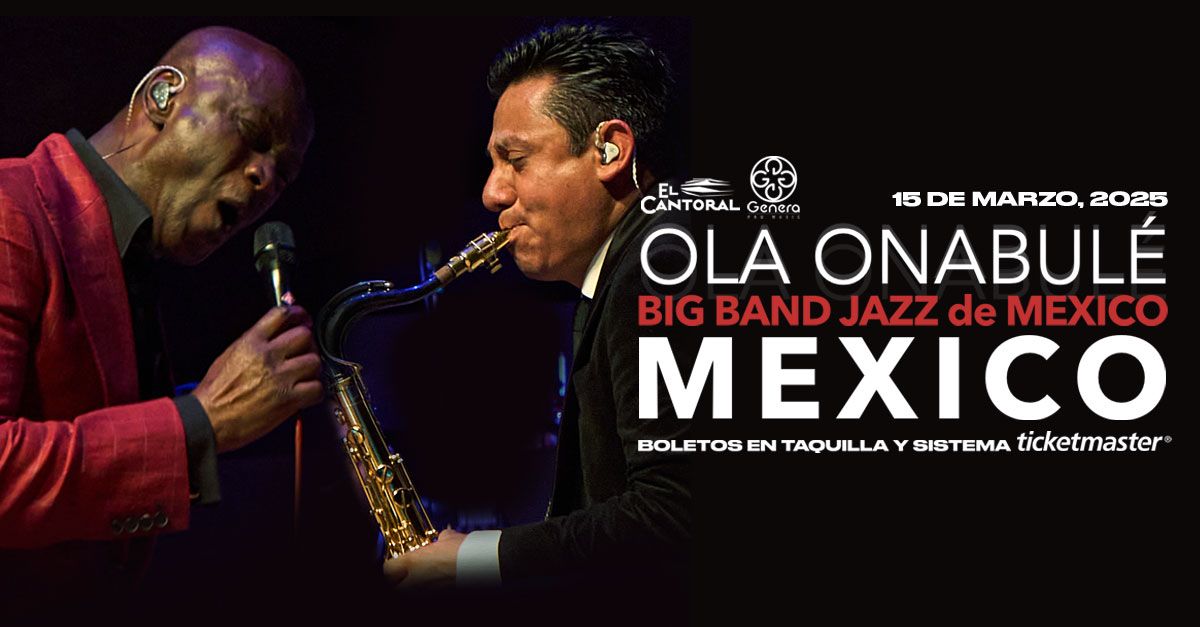 "Afro-Lat\u00edn Pulse" Big Band Jazz de M\u00e9xico Feat. Ola Onabul\u00e9