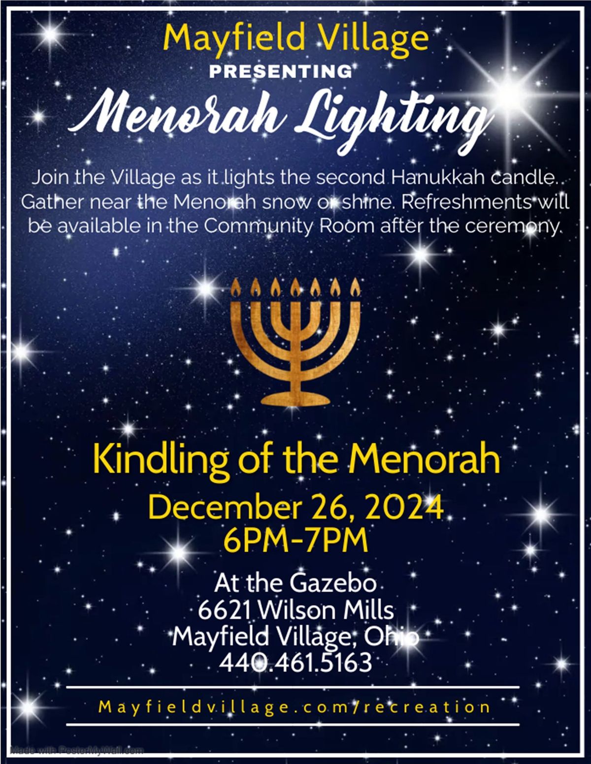 Menorah Lighting