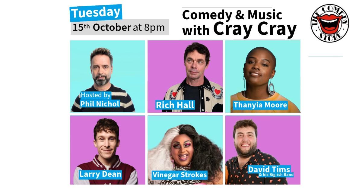 Comedy & Music With CrayCray at The Comedy Store