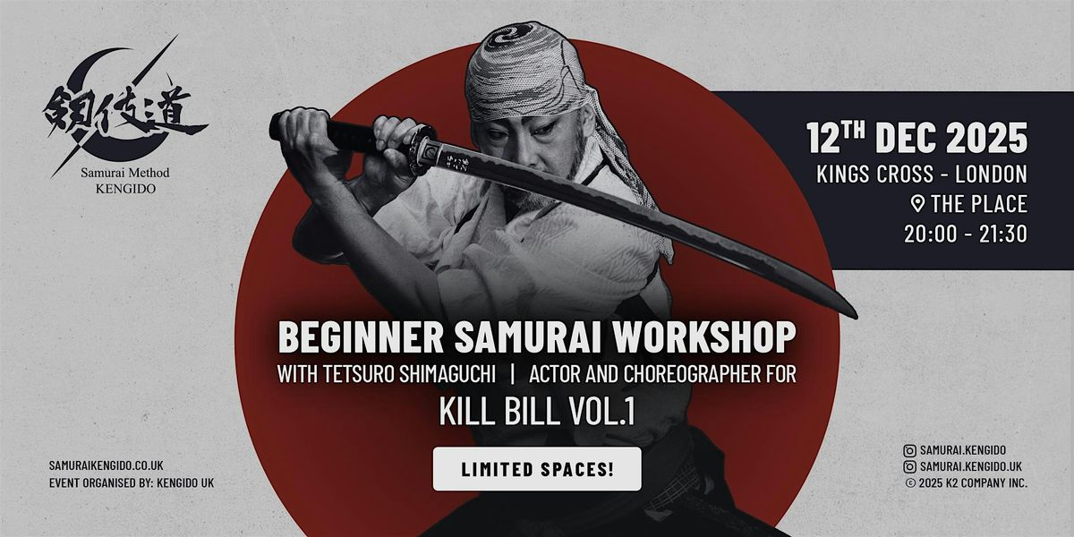 KENGIDO - Beginner Samurai Workshop in London - Dec 12th 2025