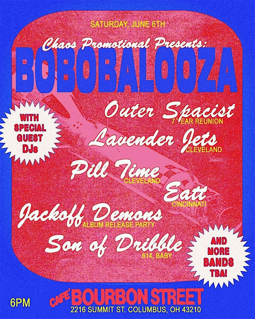 BOBOBALOOZA: Celebrating 20ish years of Cafe Bourbon Street
